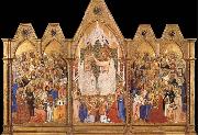 unknow artist The Coronation of the Virgin oil